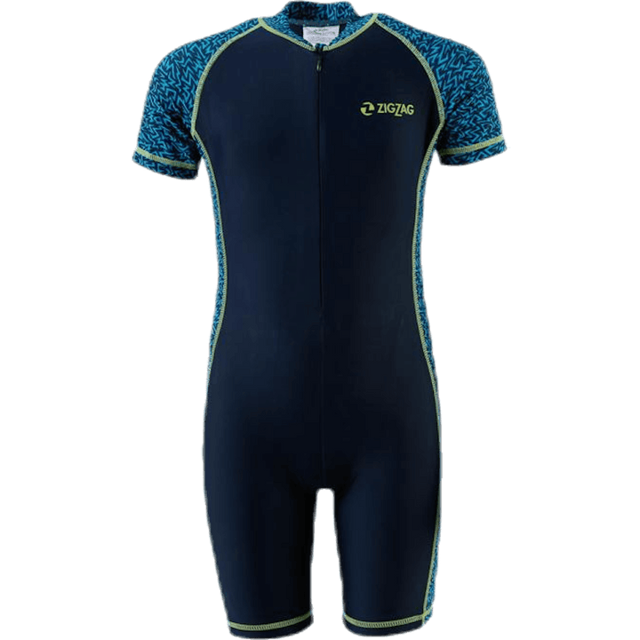 Mayon Bedruckter UVA-Badeanzug Blau