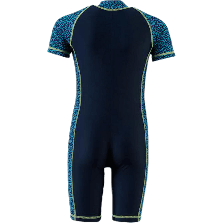 Mayon Bedruckter UVA-Badeanzug Blau