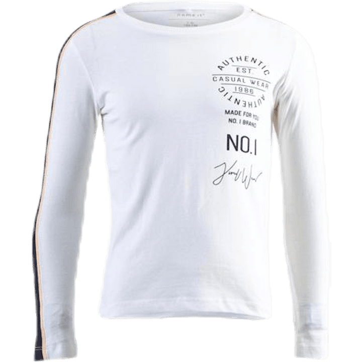 Haut à manches longues Osmond blanc