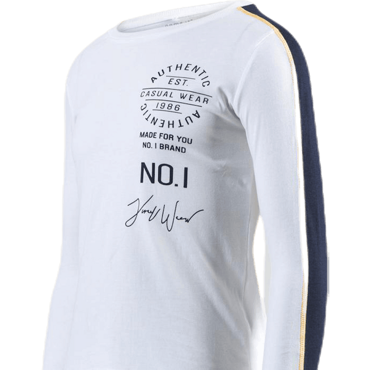 Haut à manches longues Osmond blanc