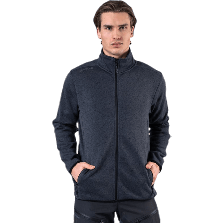 Pareman Melange Fleece-takki Harmaa