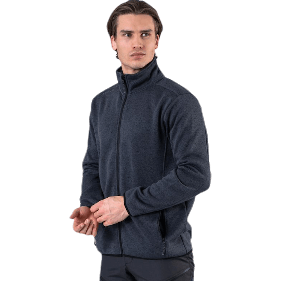Pareman Melange Fleece-takki Harmaa