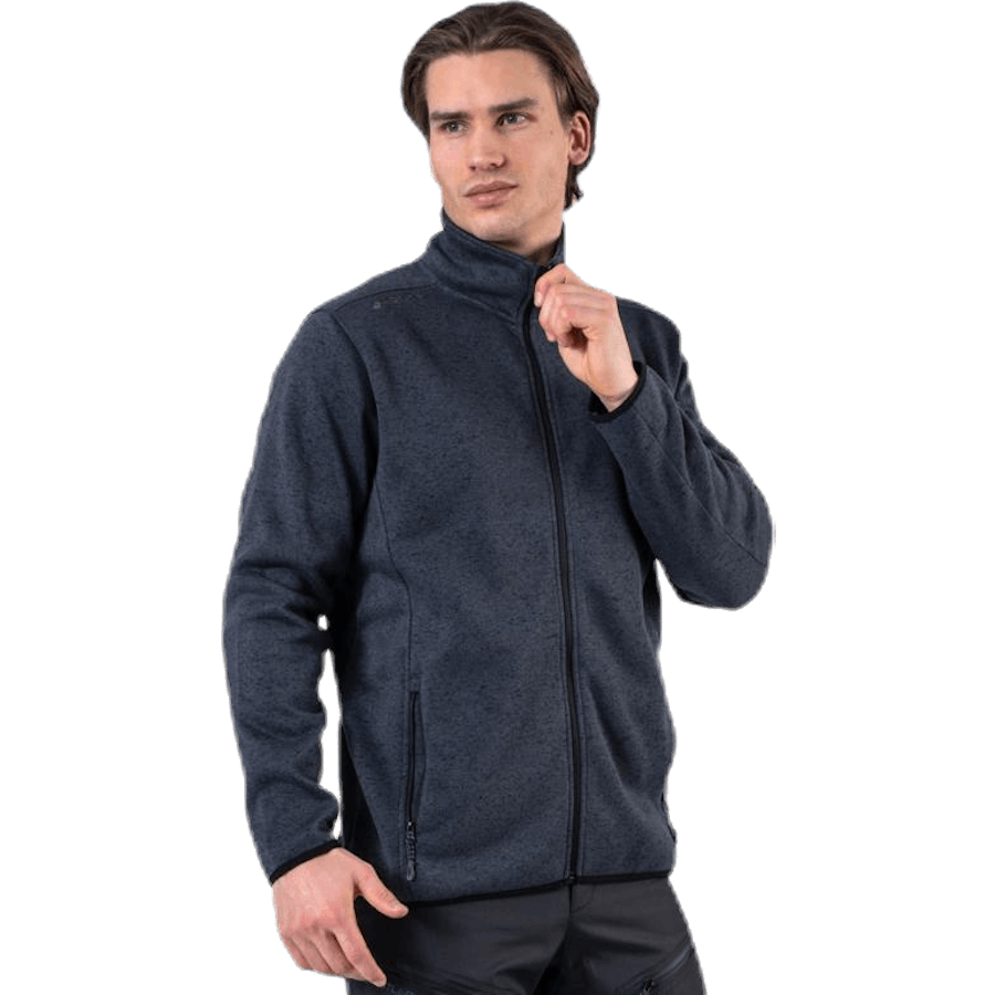 Pareman Melange Fleece-takki Harmaa