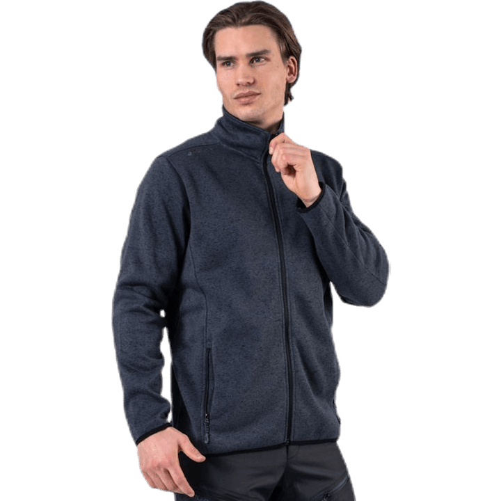 Pareman Melange Fleece-takki Harmaa