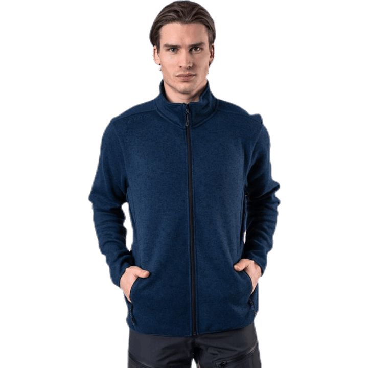 Pareman Melange Fleece-takki Sininen