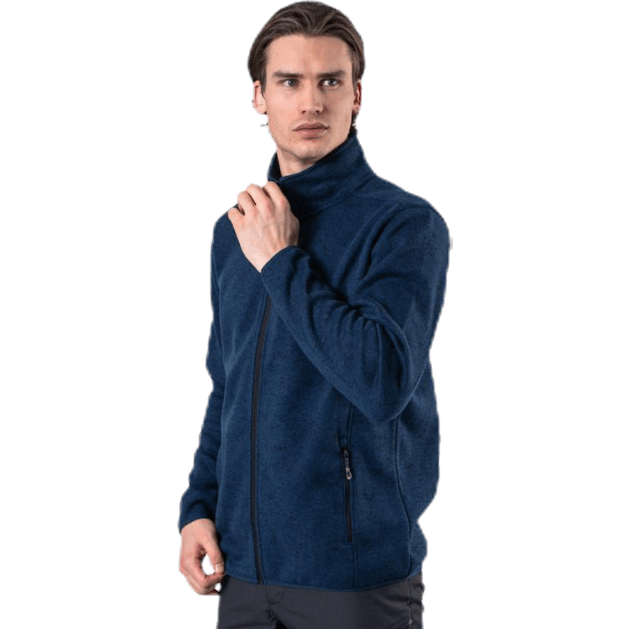 Pareman Melange Fleece-takki Sininen