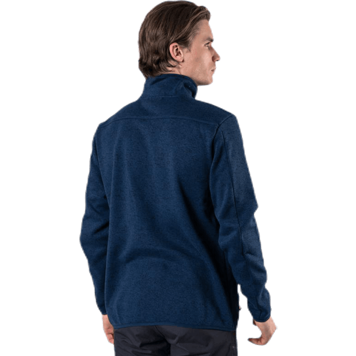 Pareman Melange Fleece-takki Sininen