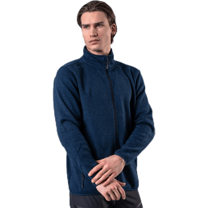 Pareman Melange Fleece-takki Sininen