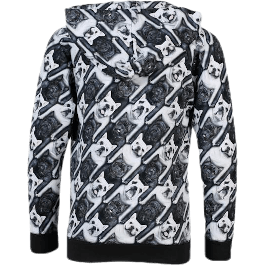 Sweat à capuche Russel Bulldog noir