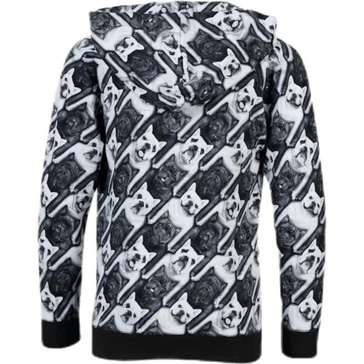 Sweat à capuche Russel Bulldog noir