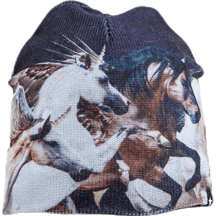 Ensemble bonnet et gants Kaya noir