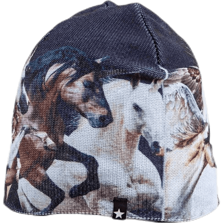 Ensemble bonnet et gants Kaya noir