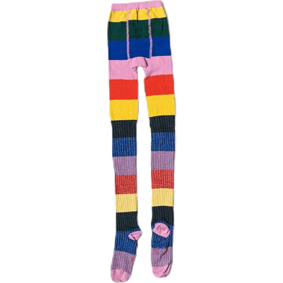 Regenbogen Strumpfhose gemustert