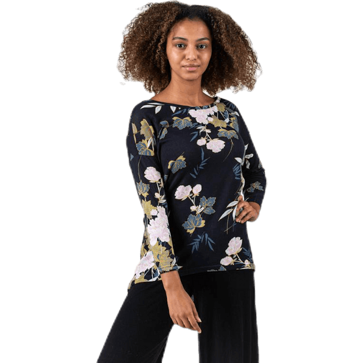 Haut Elcos 4/5 Aop Noir