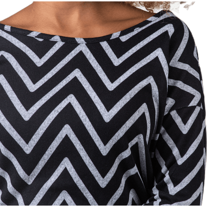 Haut Elcos 4/5 Aop Noir/Gris
