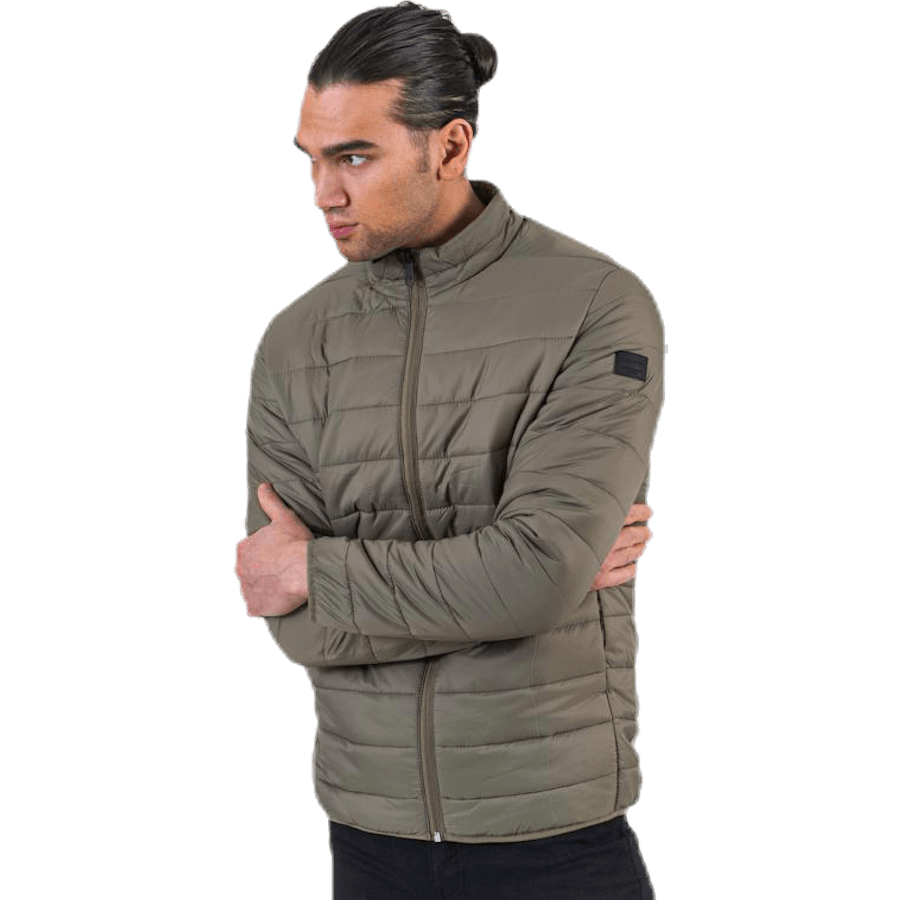 Eric Puffer Collar Zelená