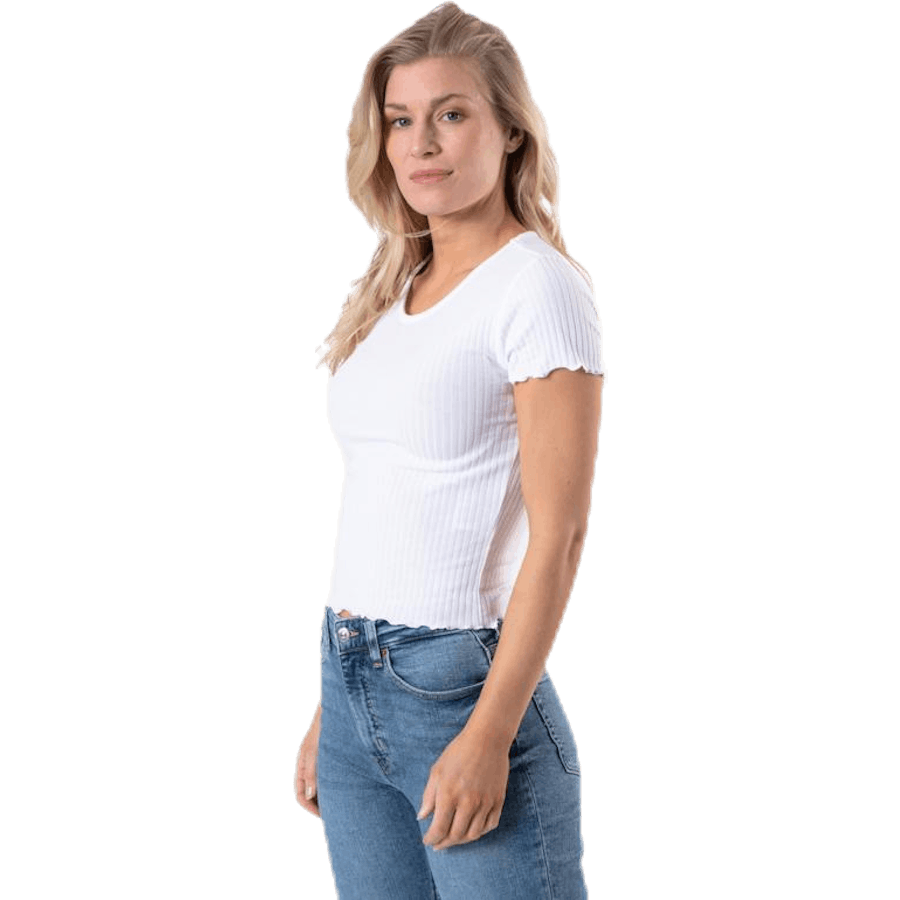 Emma S/S Top Jrs White