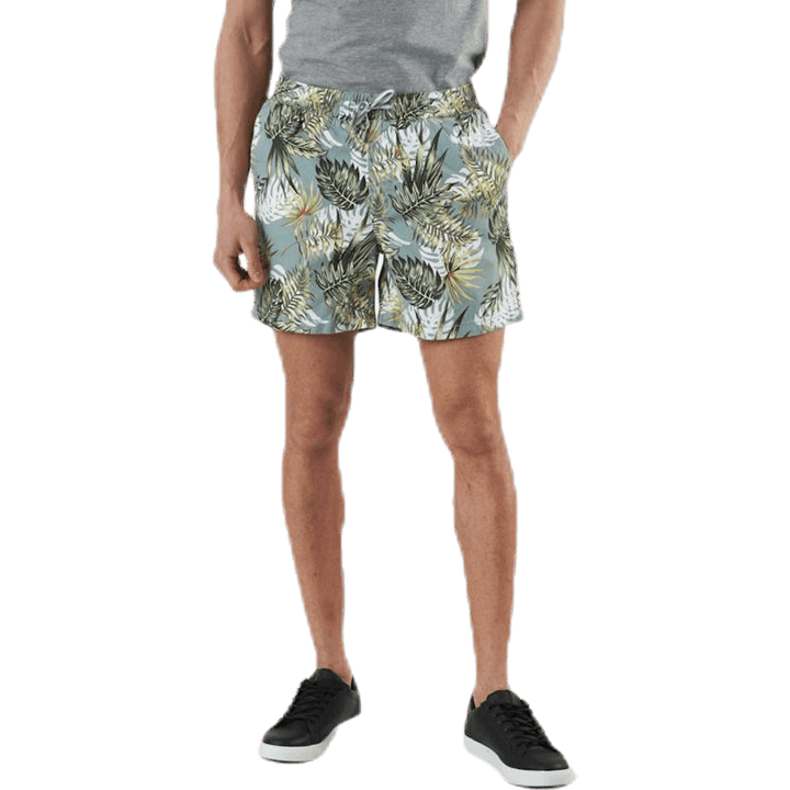 Free Jogger Shorts Print Green