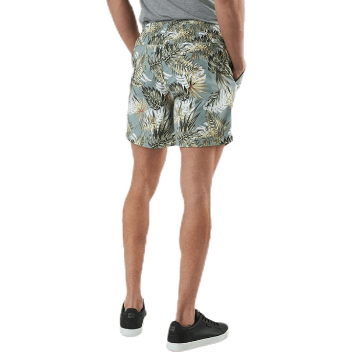 Free Jogger Shorts Print Green