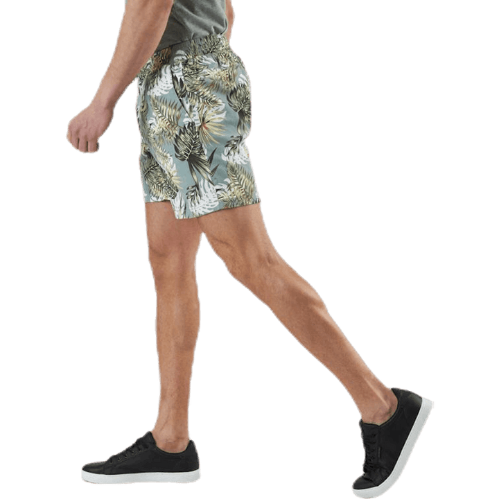 Free Jogger Shorts Print Green