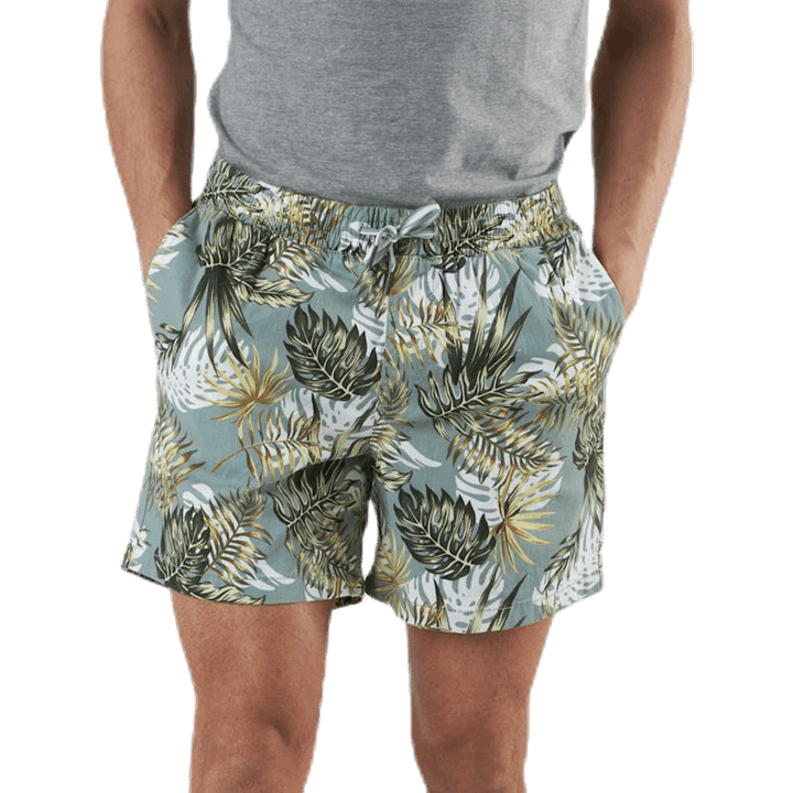 Free Jogger Shorts Print Green