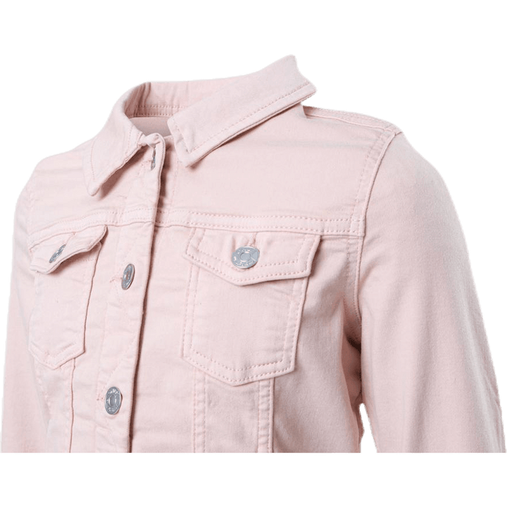 Mille farvet Dnm-jakke pink