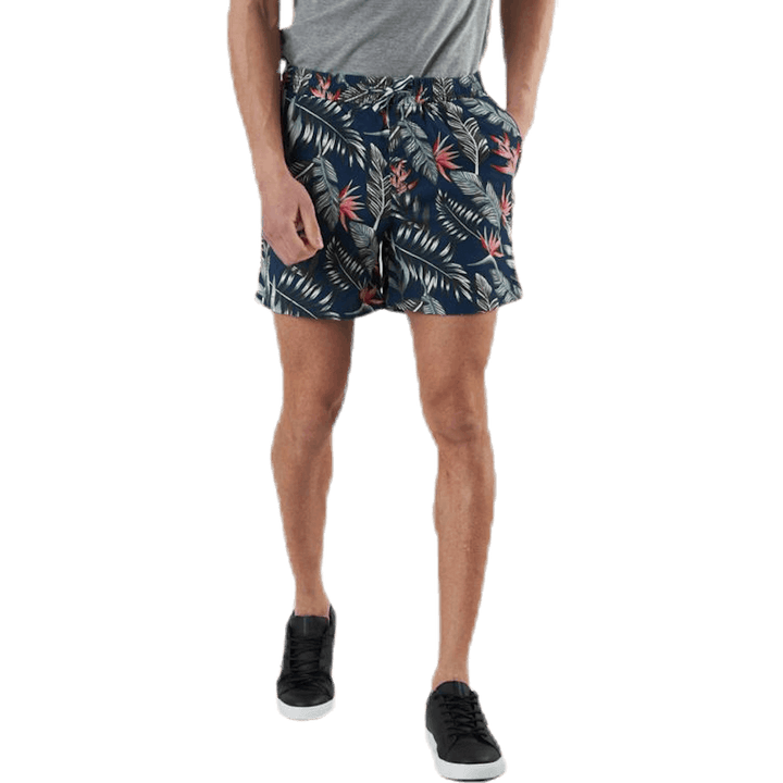 Free Jogger Shorts Print Blauw