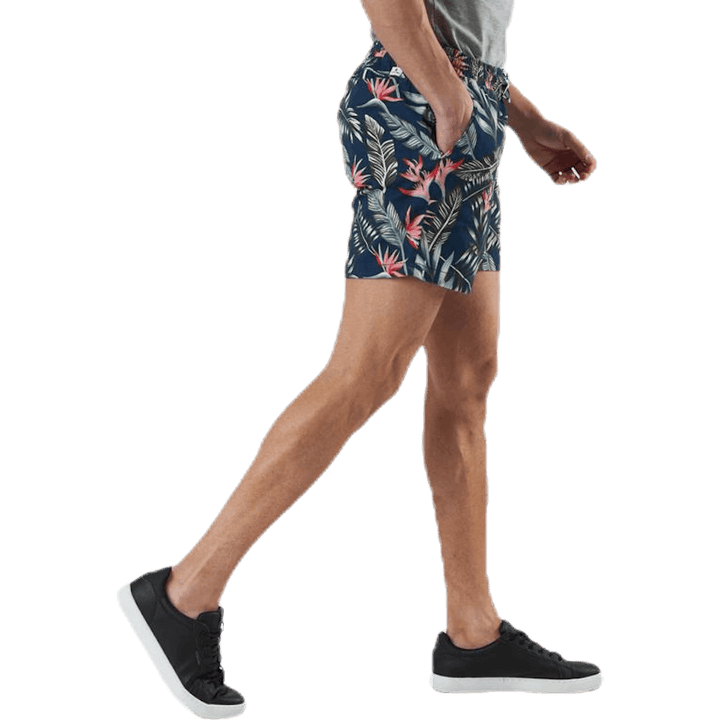 Free Jogger Shorts Print Blauw