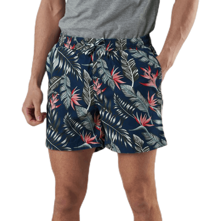 Free Jogger Shorts Print Blauw