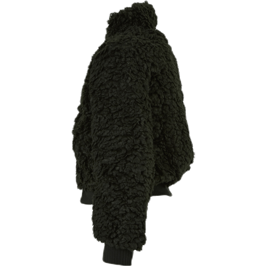 Ellie Sherpa Bomber Green
