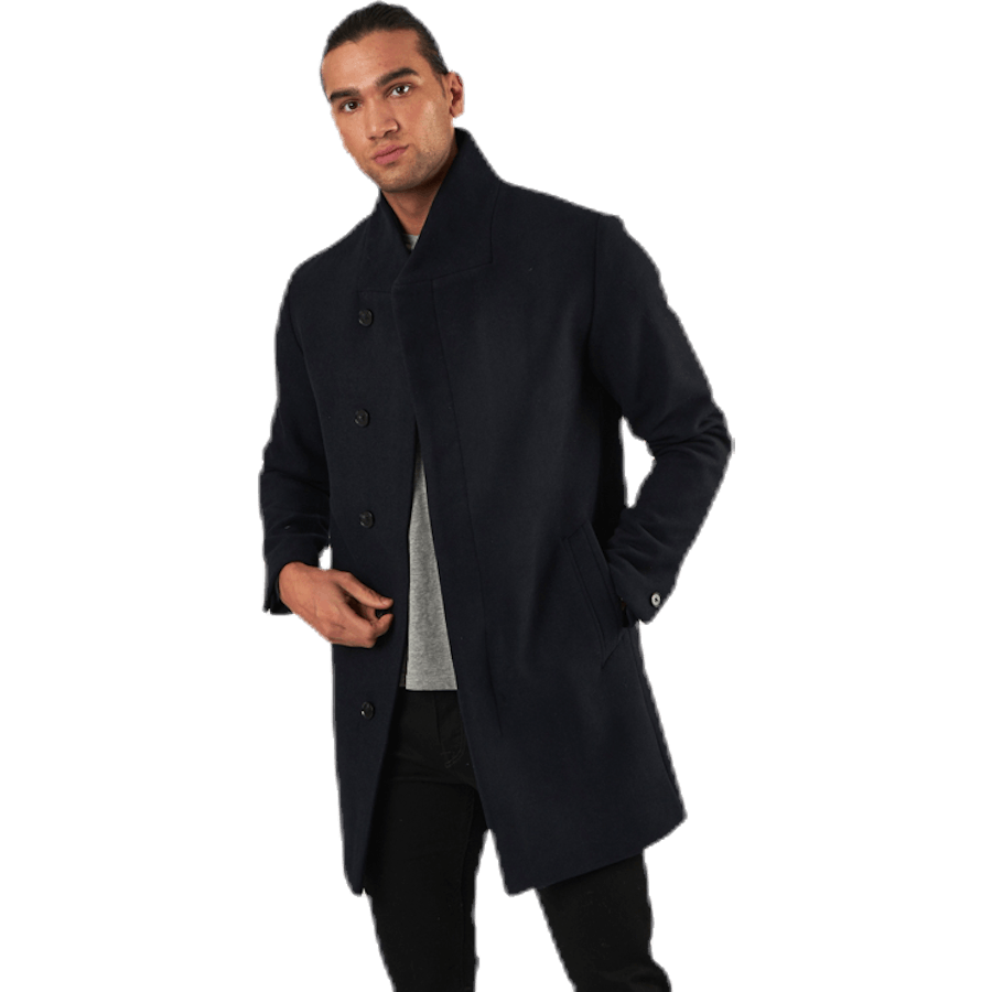 Cappotto in lana Collum blu