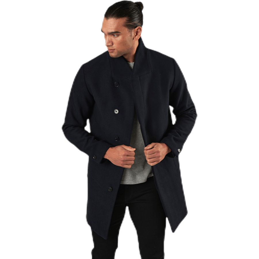 Cappotto in lana Collum blu