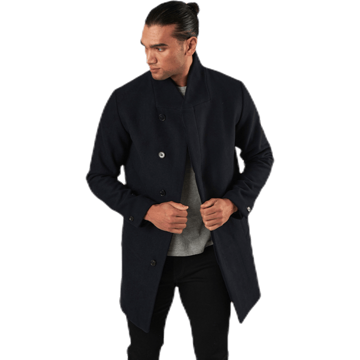 Cappotto in lana Collum blu