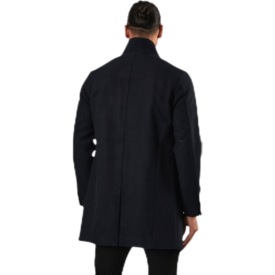 Cappotto in lana Collum blu