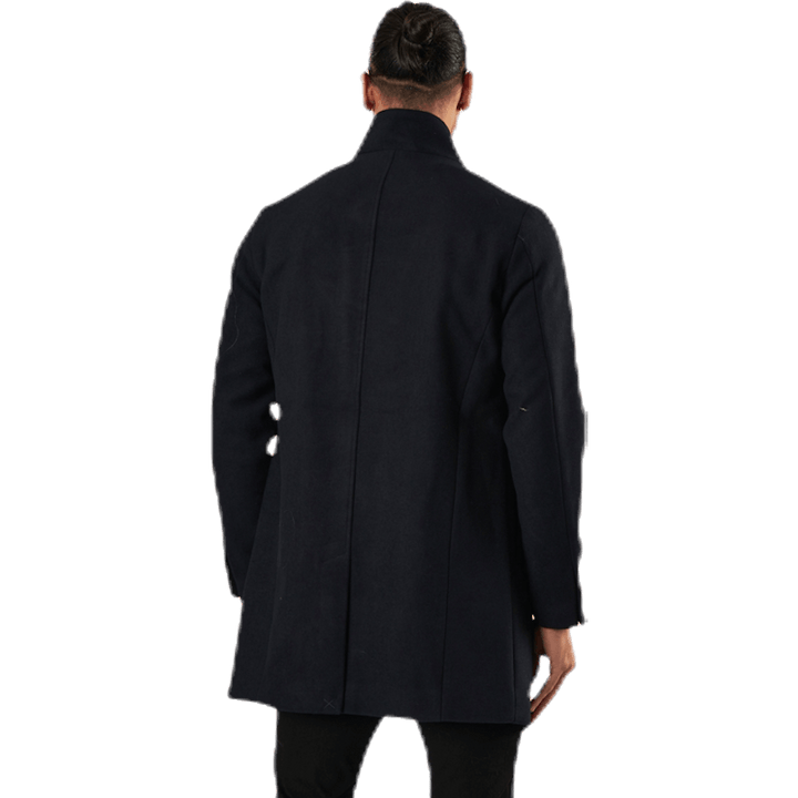 Cappotto in lana Collum blu