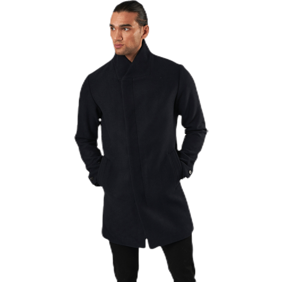 Cappotto in lana Collum blu