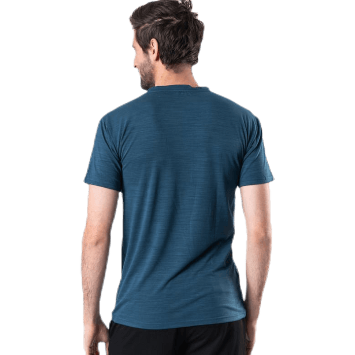 Joker Melange S/S Tee Blau