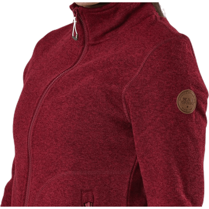 Veste polaire Paulina Melange Rouge