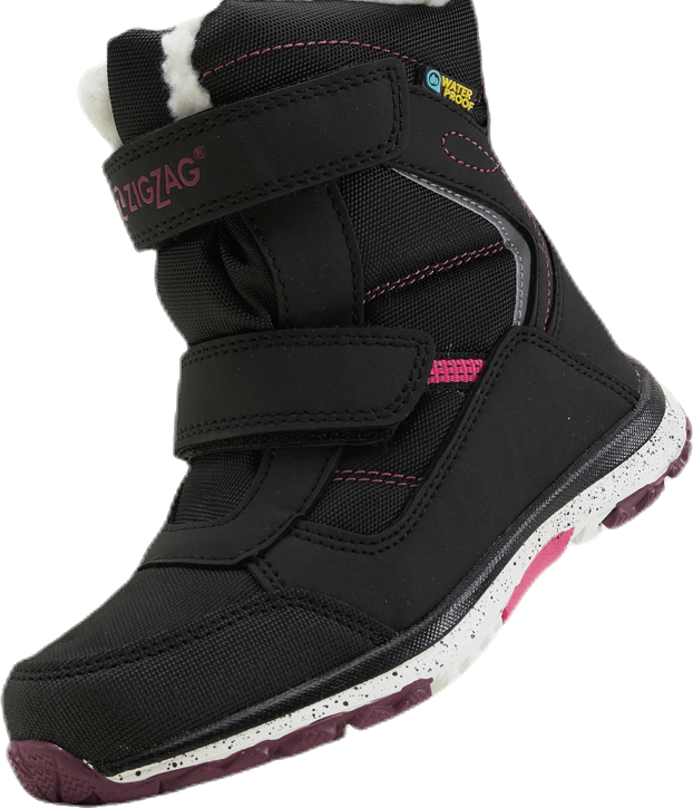 Bottes d'hiver Ginden pour enfants, noires