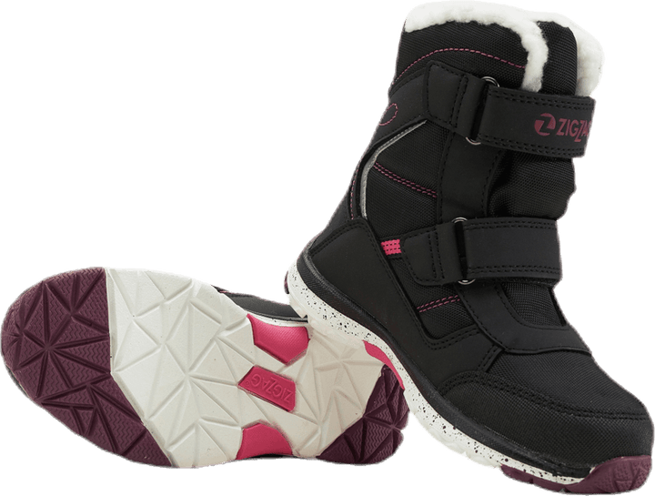 Bottes d'hiver Ginden pour enfants, noires