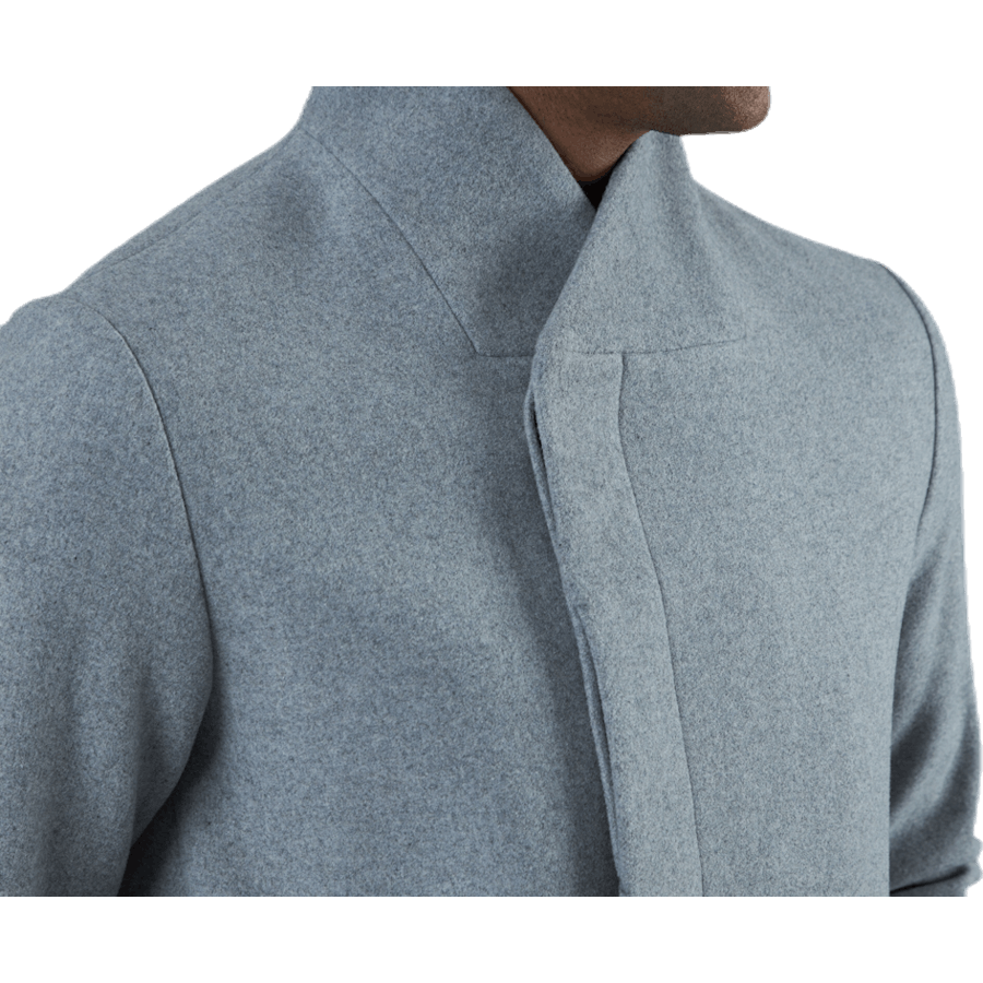 Collum Wool Coat Grey