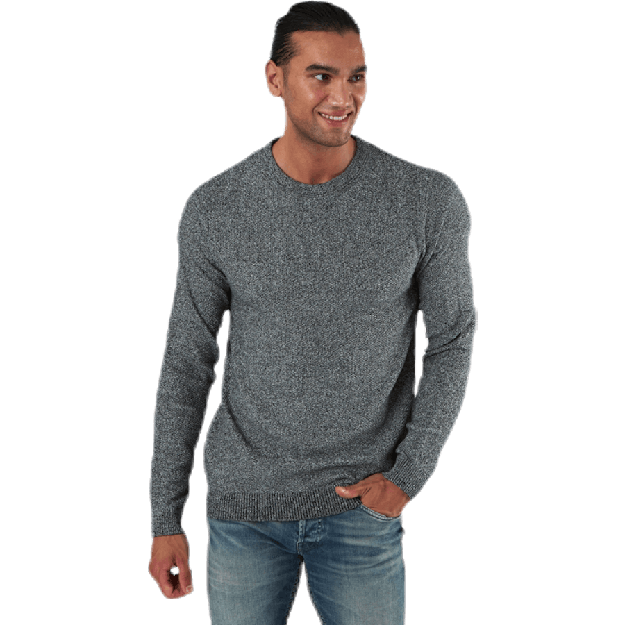 Pull ras du cou en tricot Aaron noir
