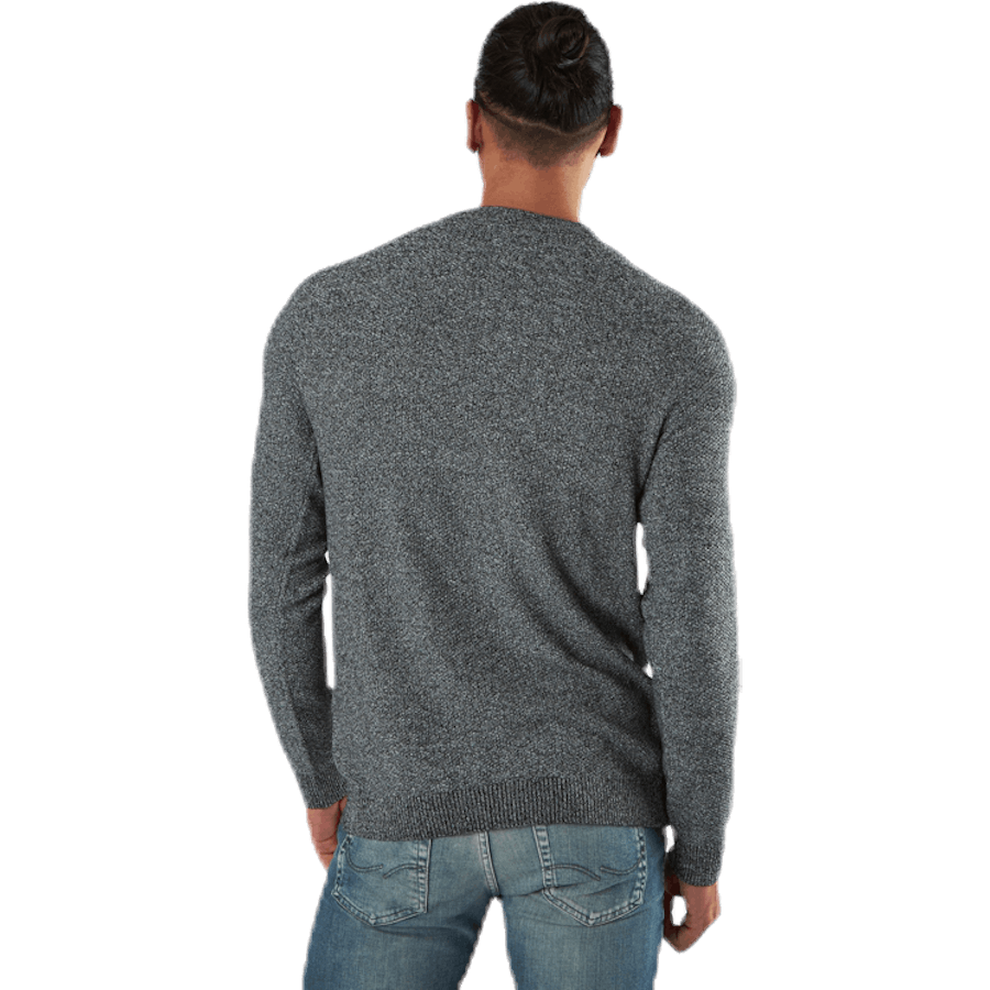 Pull ras du cou en tricot Aaron noir