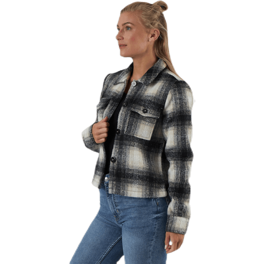 Lou Kratka karirasta jakna Cc Otw Grey