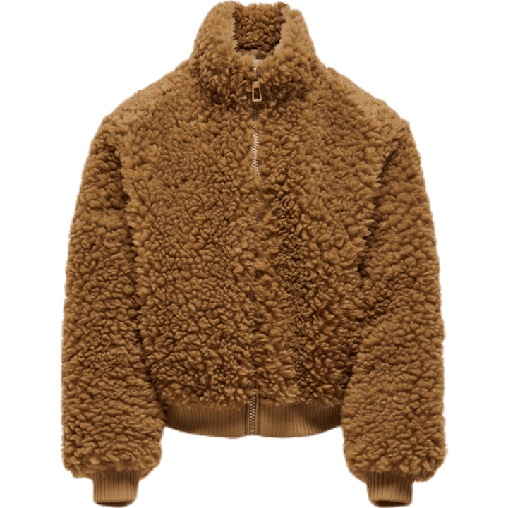 Ellie Sherpa Bomber Brown