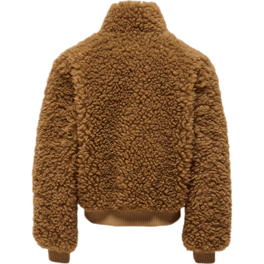 Ellie Sherpa Bomber Brown