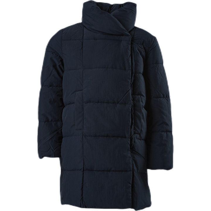 Manteau long matelassé Dolly bleu