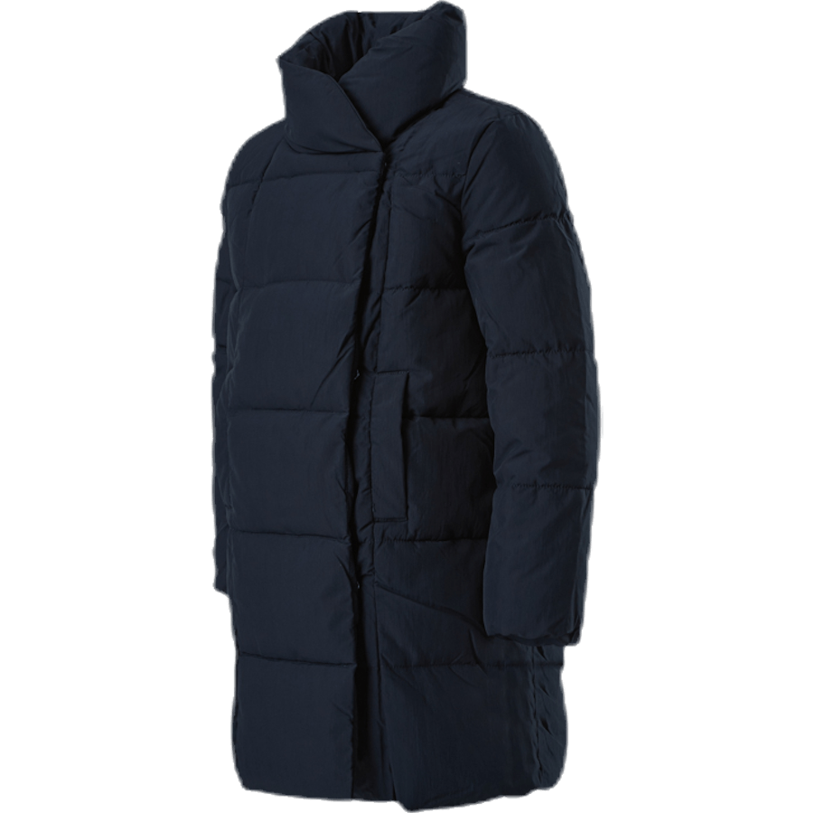 Manteau long matelassé Dolly bleu