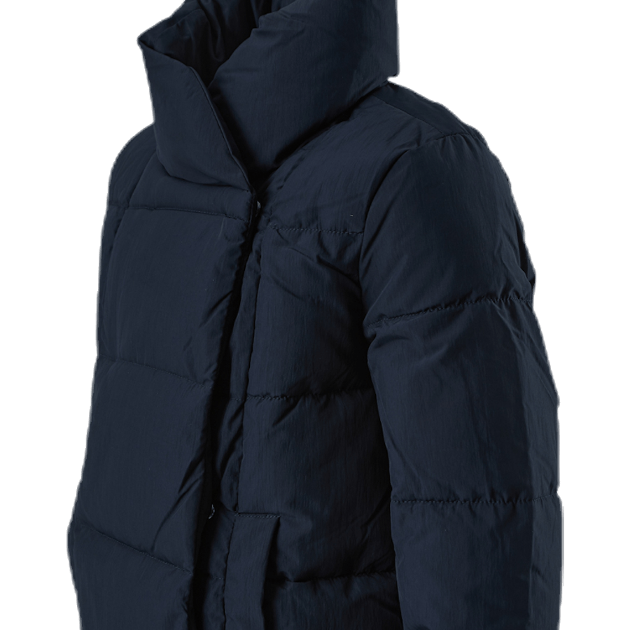 Manteau long matelassé Dolly bleu