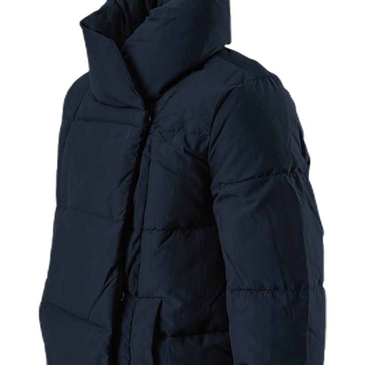 Manteau long matelassé Dolly bleu